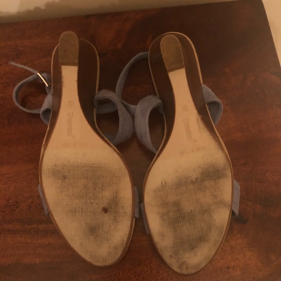 Light blue floral wedges - Picture 6 of 15